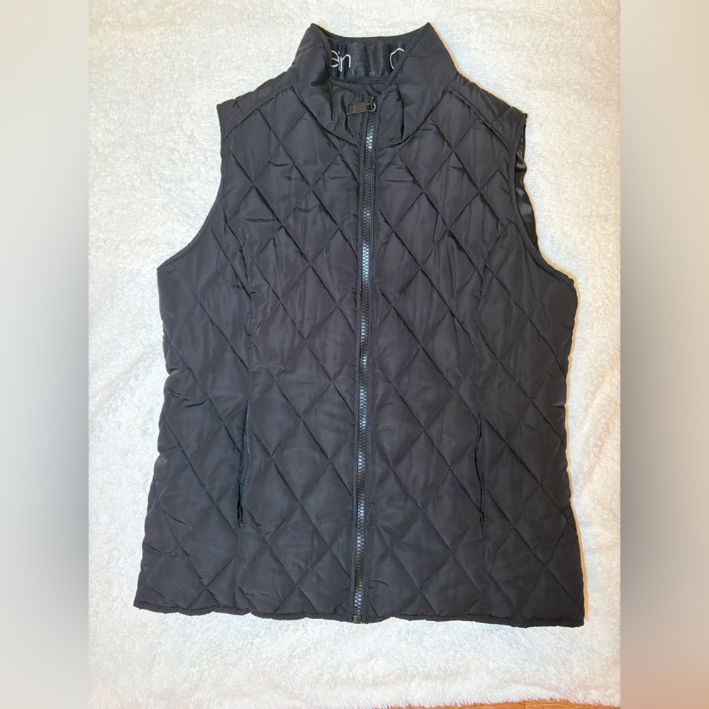 Calvin Klein Black Satin-Lined Jacket